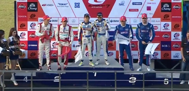 Buriram, gara: Bandoh al top<br />Caldarelli a podio e 2° in classifica