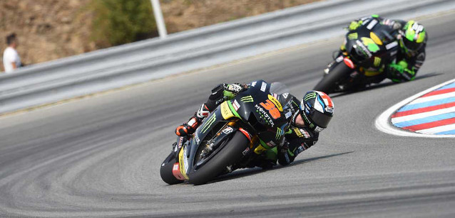 Tech 3 con le Yamaha ufficiali di fine 2015<br />Il patron Poncharal fiducioso