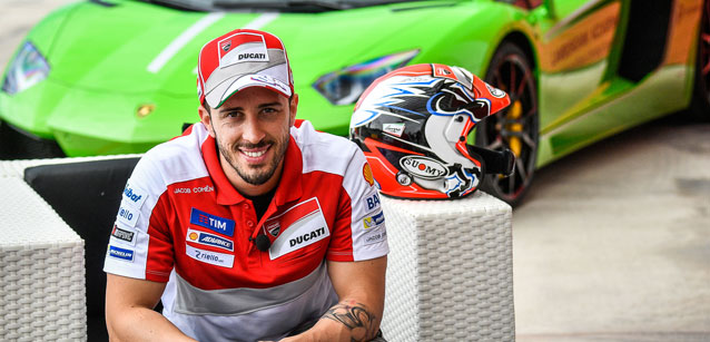 Dovizioso a Valencia nelle<br />Finali Mondiali Lamborghini