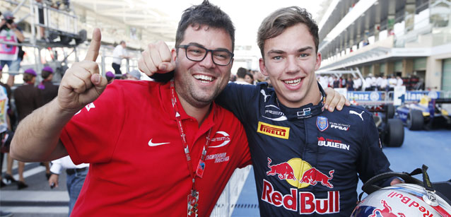 Yas Marina - Gara 2<br />Gasly campione, vince Lynn