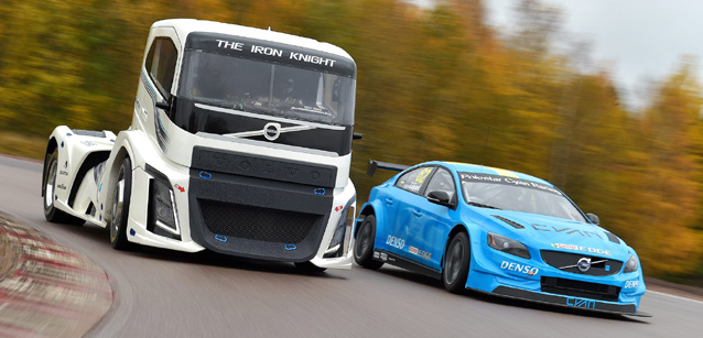 S60 TC1 contro Iron Knight<br />La pazza sfida di casa Volvo