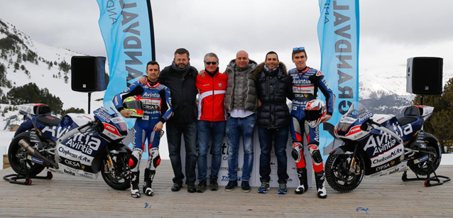 Il team Avintia<br />si presenta ad Andorra