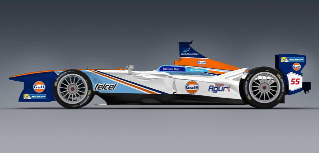 Nuova livrea per il Team Aguri<br />Accordo con Gulf Oil