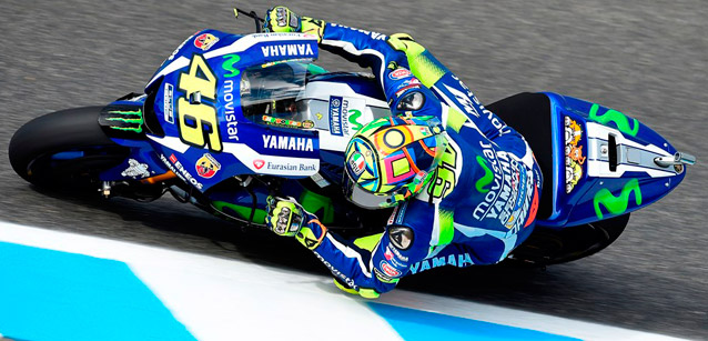Jerez, qualifica<br />Rossi, sgarbo a Lorenzo