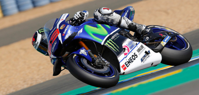 Le Mans, gara<br />Lorenzo fuggitivo
