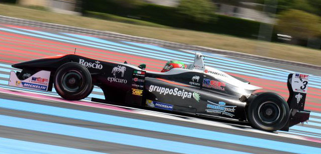 Le Castellet, qualifica 1<br />Pole di Habsburg, Fioravanti secondo