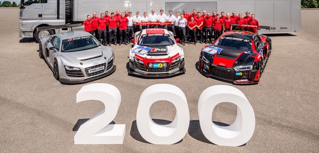 Prodotta la 200esima Audi R8 GT3