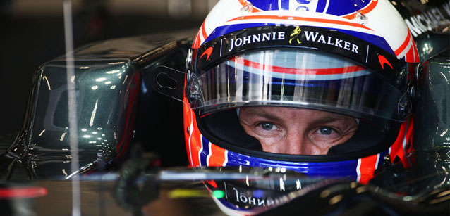 Button al traguardo dei 300 GP
