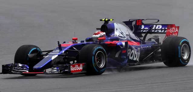 Gelael in FP1 con Toro Rosso