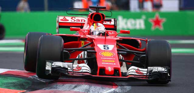 Vettel, il rosso e il grigio