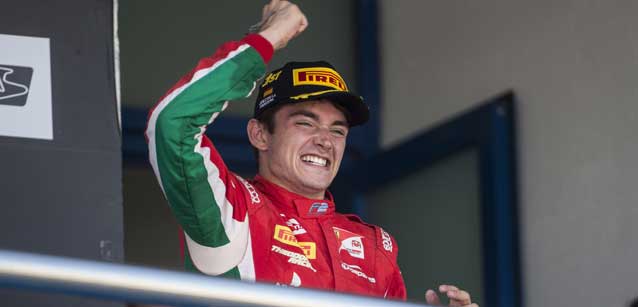 Jerez - Gara 1<br />Leclerc Campione, Fuoco terzo