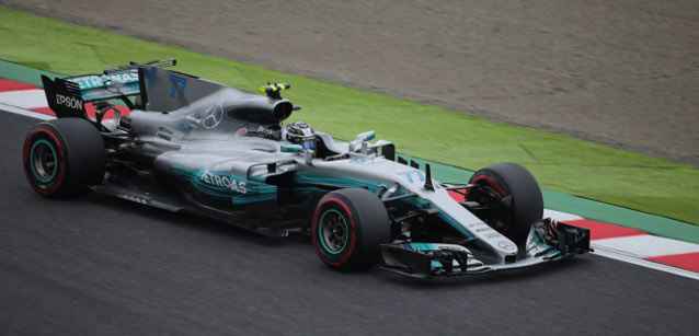 Suzuka - Libere 3<br />Bottas primo, poi sbatte