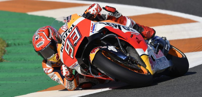 Valencia - Gara<br />Marquez campione, la corsa a Pedrosa