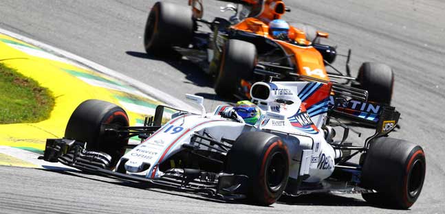 Prova di orgoglio di Massa<br />Alonso 'consiglia' la Toro Rosso
