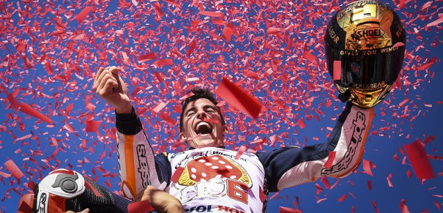 Marquez si gode il sesto titolo<br />"Sto vivendo un sogno"