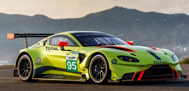 La nuova Aston Martin Vantage<br />Tra i piloti, la novit&agrave; &egrave; Lynn