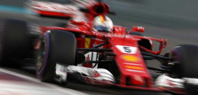 Test a Yas Marina<br />Vettel e Bottas si ritrovano<br />Leclerc prova per la Sauber