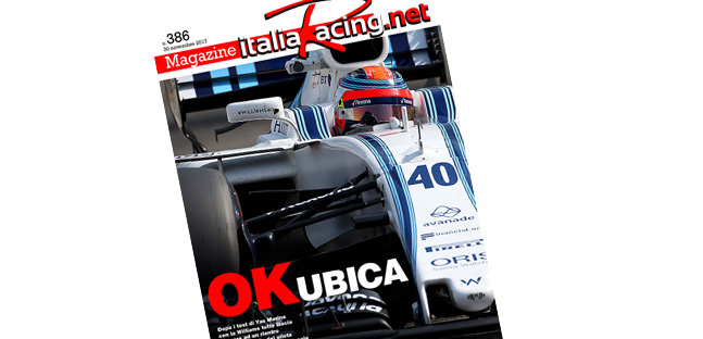 È online il Magazine 386 di Italiaracing<br />Kubica l’uomo copertina<br />