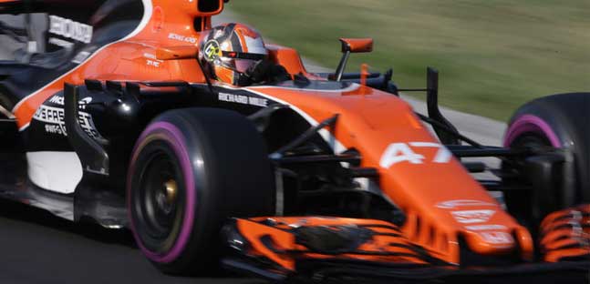 Norris tester e riserva McLaren