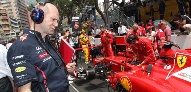 Newey lo spione:<br />«Cos&igrave; beffo la Ferrari»