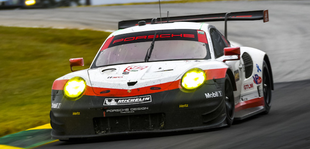 Tandy e Bamber con le Porsche GTLM<br />