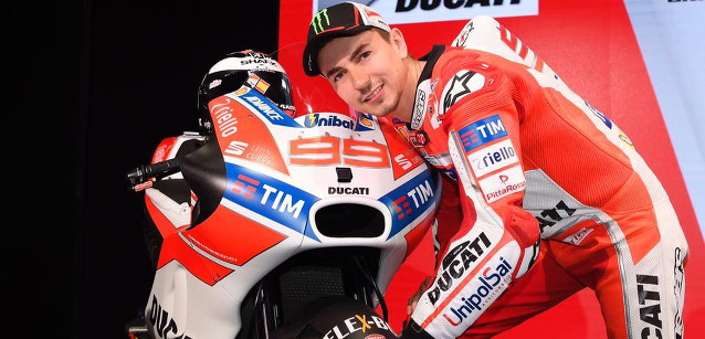 Lorenzo già innamorato della Ducati<br />"Qui tutti i giorni sono speciali"