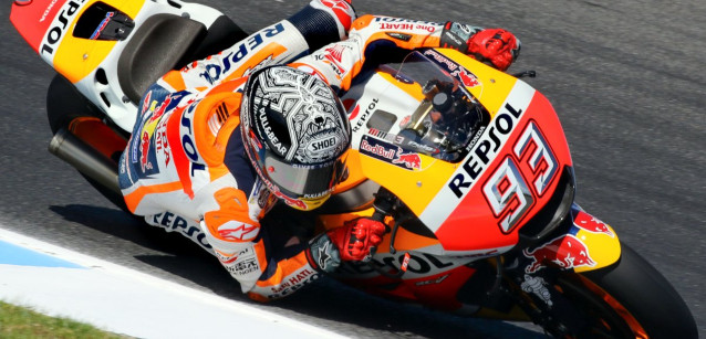 Test a Phillip Island - 1° giorno<br />Marquez precede Rossi e Iannone
