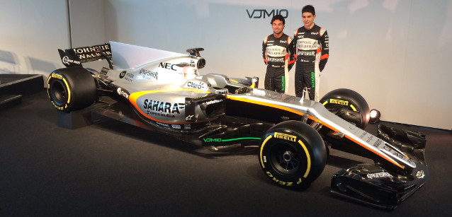 Tolti i veli alla VJM10<br />La Force India per il 2017