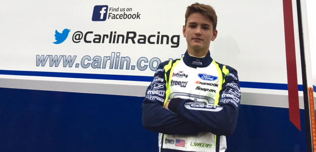 Primi test per la British F4<br />A Oulton Park spicca Sargeant