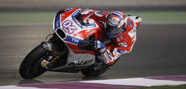 Test a Losail, 1° giorno<br />Dovizioso e la Ducati davanti
