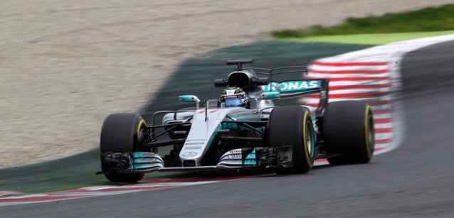 Montmel&ograve; – 3° giorno<br />Bottas leader, Vettel si ferma