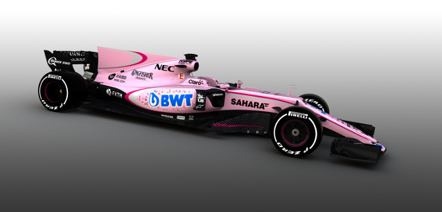 La Force India diventa rosa<br />