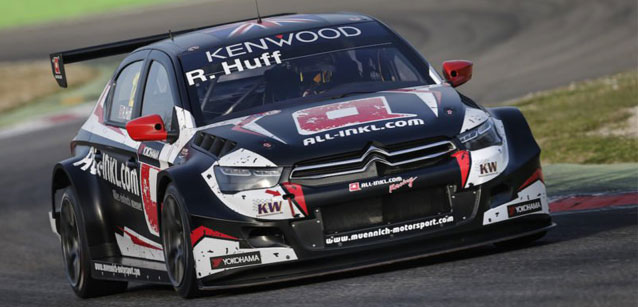 Test a Monza, 1° giorno<br />Sempre Citroen, con Huff