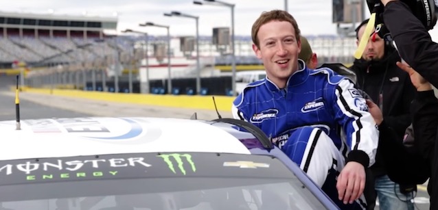 Zuckerberg in pista a Charlotte