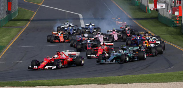 La Ferrari italiana ce la fa<br />Hamilton e Bottas sul podio<br />