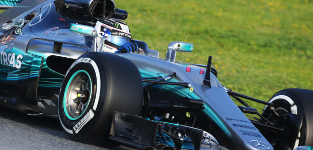Bottas inizia bene in Mercedes<br />"Sempre pi&ugrave; a mio agio"