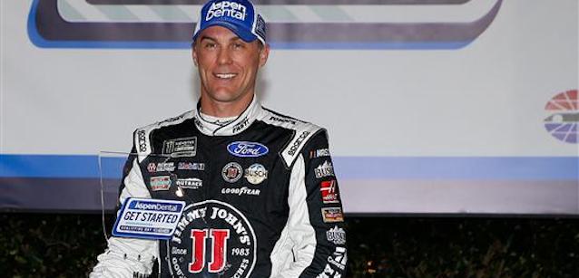 Atlanta, qualifica<br />Harvick, pole "low downforce"