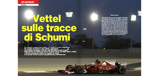 La magia di Vettel e della Ferrari
