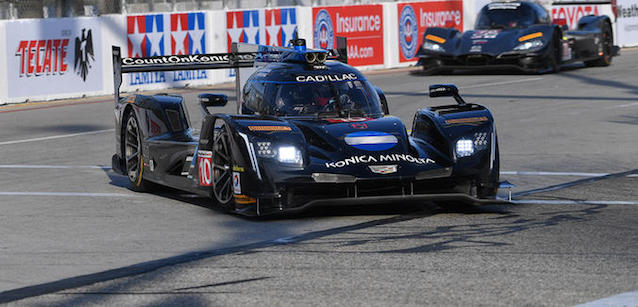 Long Beach, qualifica<br />Prima fila tutta Cadillac