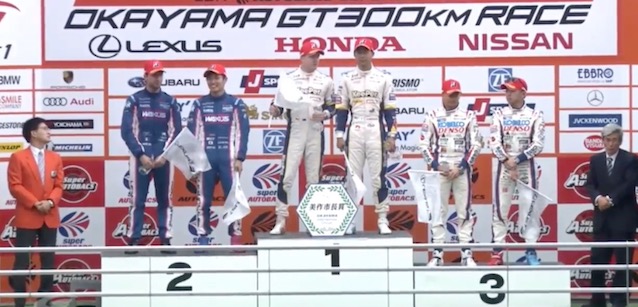 Okayama, gara<br />Caldarelli 2° nel dominio Lexus