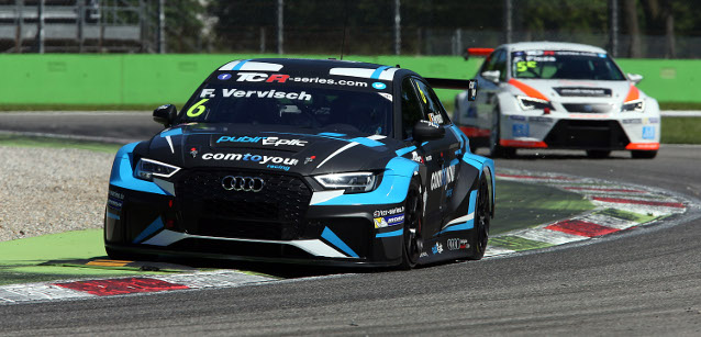 Monza, qualifica<br />Vervisch e l'Audi in pole
