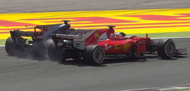 Montmel&ograve; - La cronaca<br />Hamilton vince la sfida con Vettel