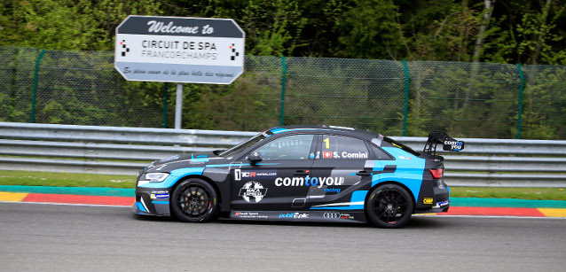 Spa, gara 1<br />Comini vince anche con l'Audi