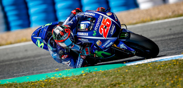 Test a Jerez<br />Viñales e la Yamaha si rialzano