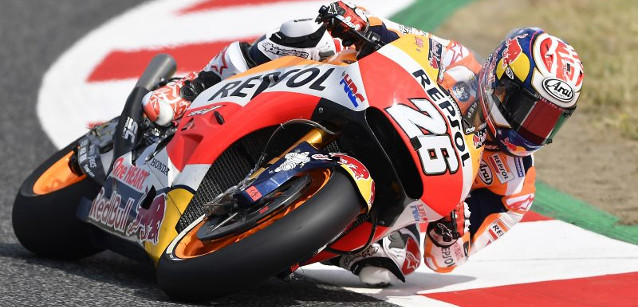 Barcellona - Qualifica<br />Pole Pedrosa, Lorenzo secondo