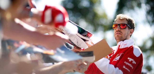 Vettel: «Non amo i social media<br />Preferisco le strette di mano ai selfie»