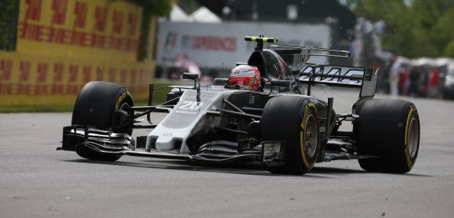 La Haas prova gli spotters in qualifica