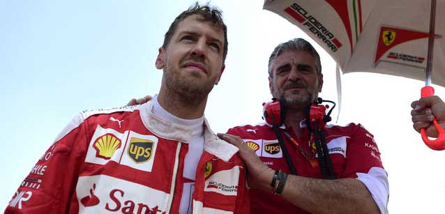 Vettel: "Ferrari tranquilla<br />Sono felice, niente sorprese"