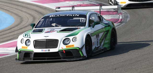 Le Castellet, gara<br />Bentley a segno 