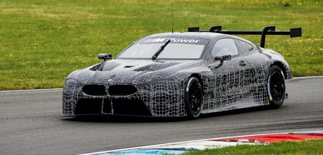 Prime prove per la BMW M8 GTE